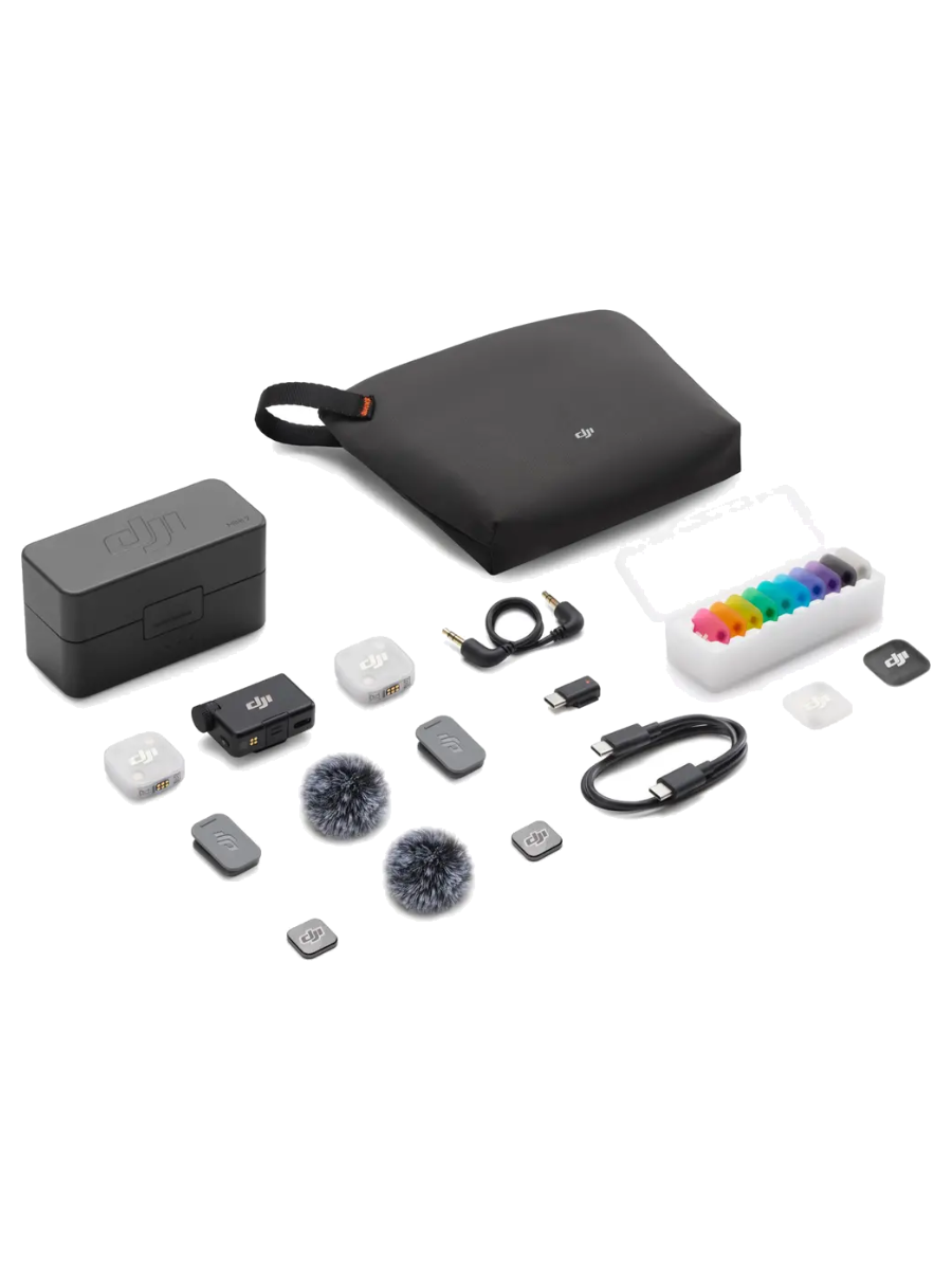DJI Mic Mini 2 — комплект с цветными накладками